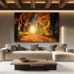 Tableau Foret Automne