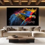 Tableau Perroquet Couleur