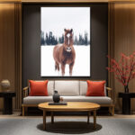 Tableau Cheval En Montagne