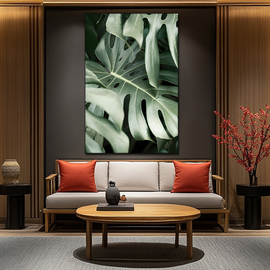 Tableau Feuillage Tropical